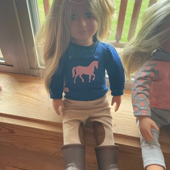 Lot of 2 Our Generation 18" Dolls with Clothes. - Picture 3 of 4